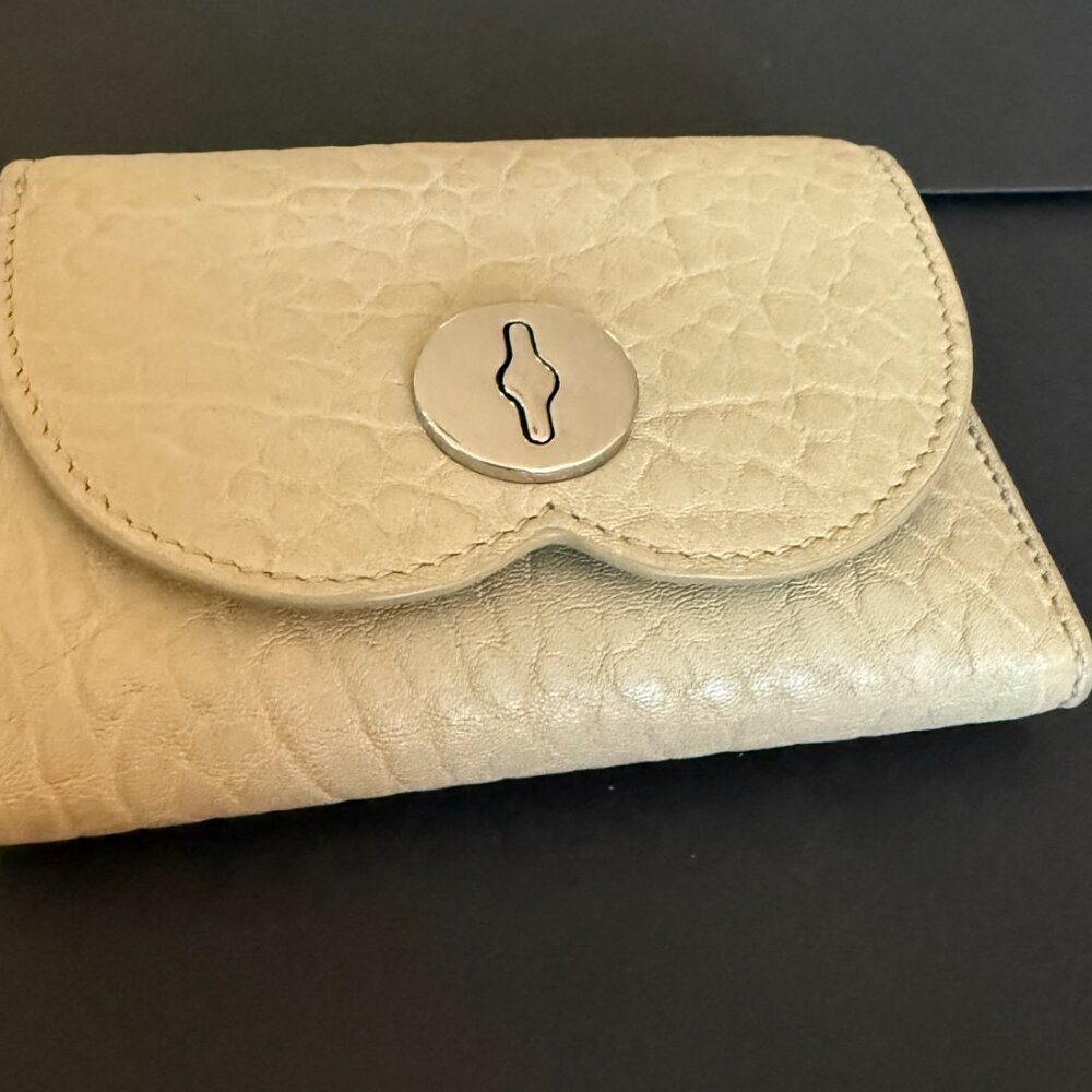 Burberry Women's Chess Hunter Leather Compact Tri-fold Wallet - Picture 14 of 15